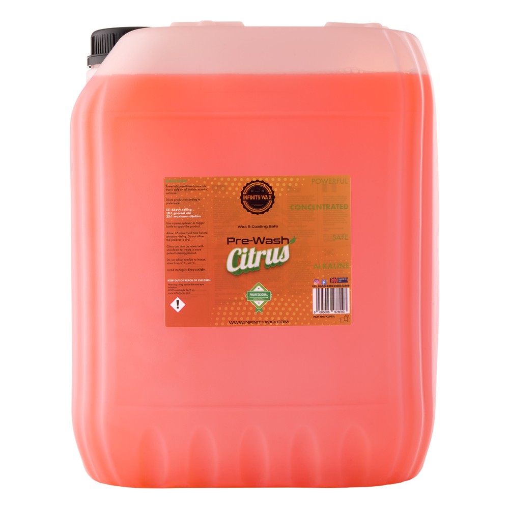 Infinity Wax Citrus Pre-Wash Concentrate 20L