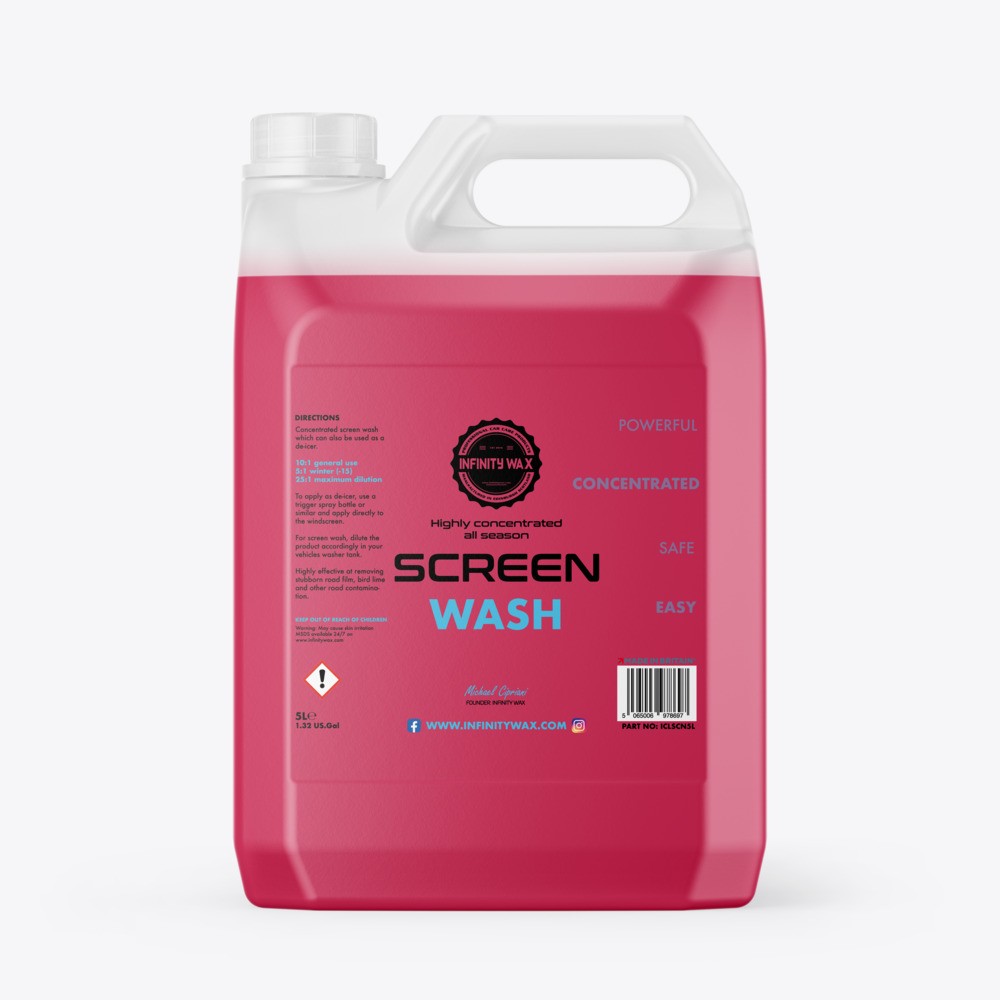 Infinity Wax Screen Wash 5L