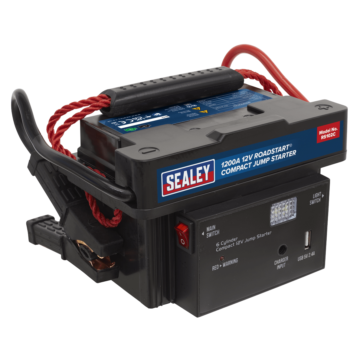 Sealey RoadStartĀ® Compact Jump Starter 12V 1200A