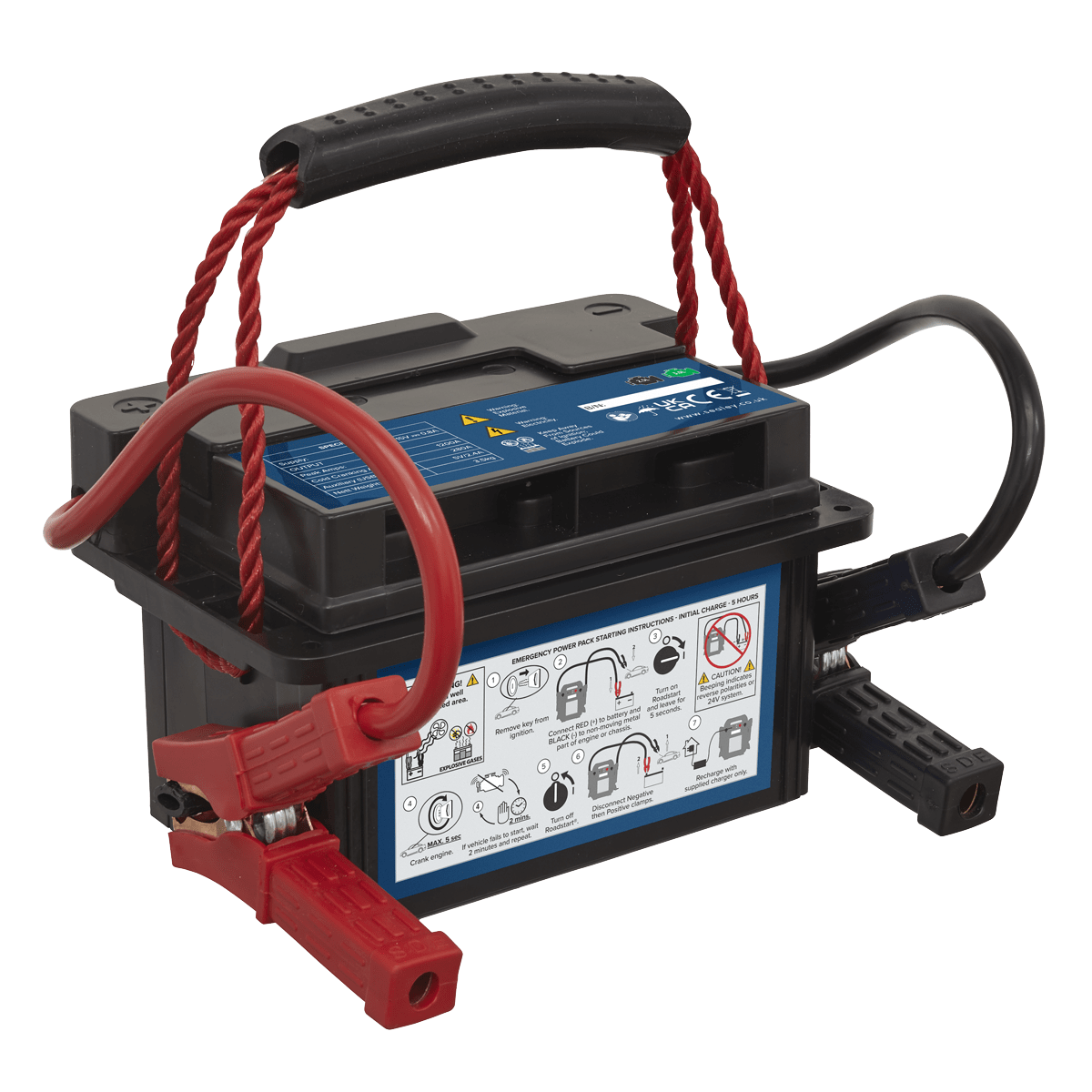 Sealey RoadStartĀ® Compact Jump Starter 12V 1200A