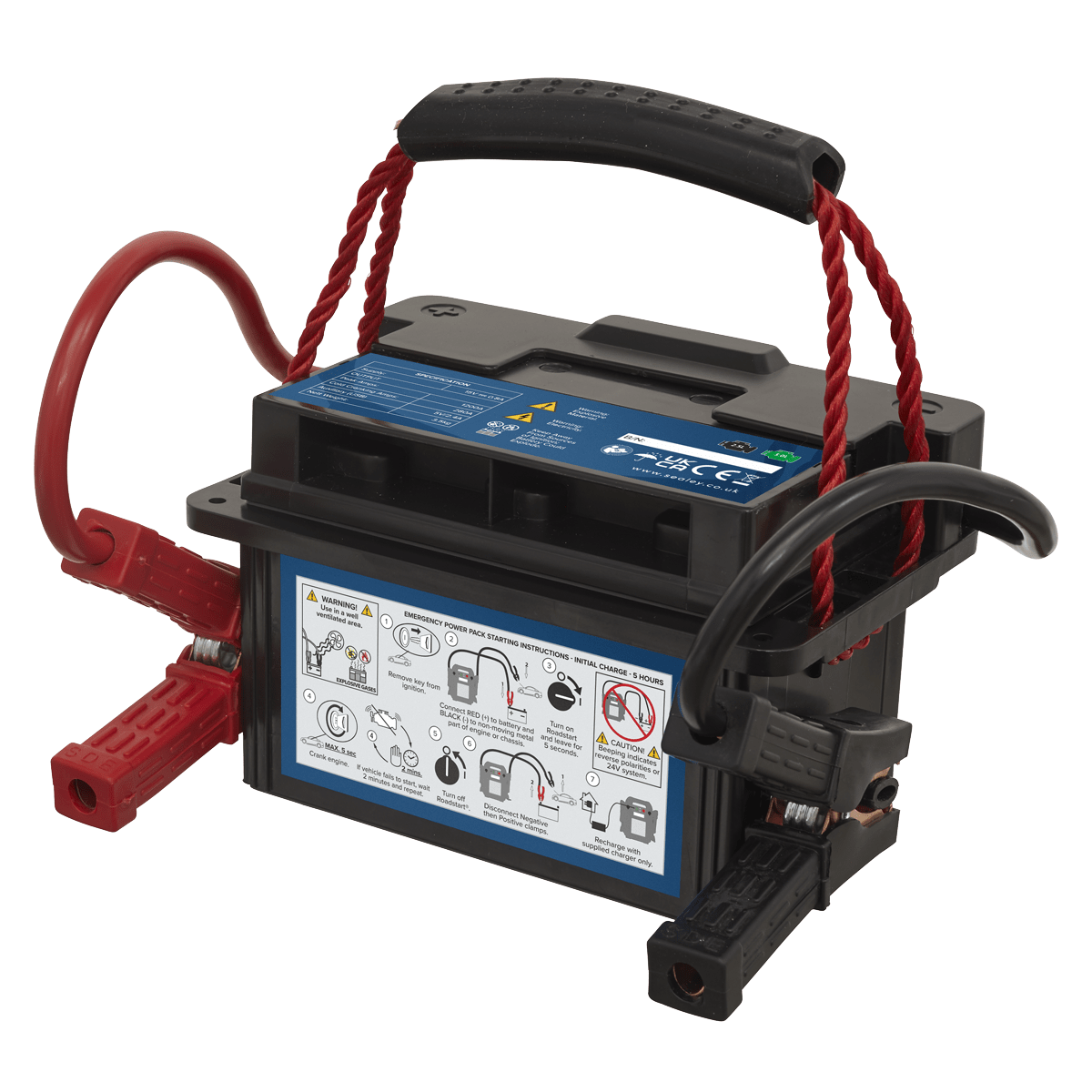 Sealey RoadStartĀ® Compact Jump Starter 12V 1200A