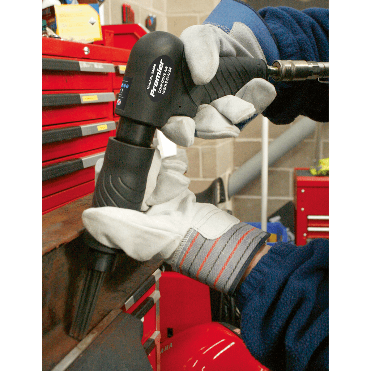 Sealey Air Needle Scaler Composite Pistol Type