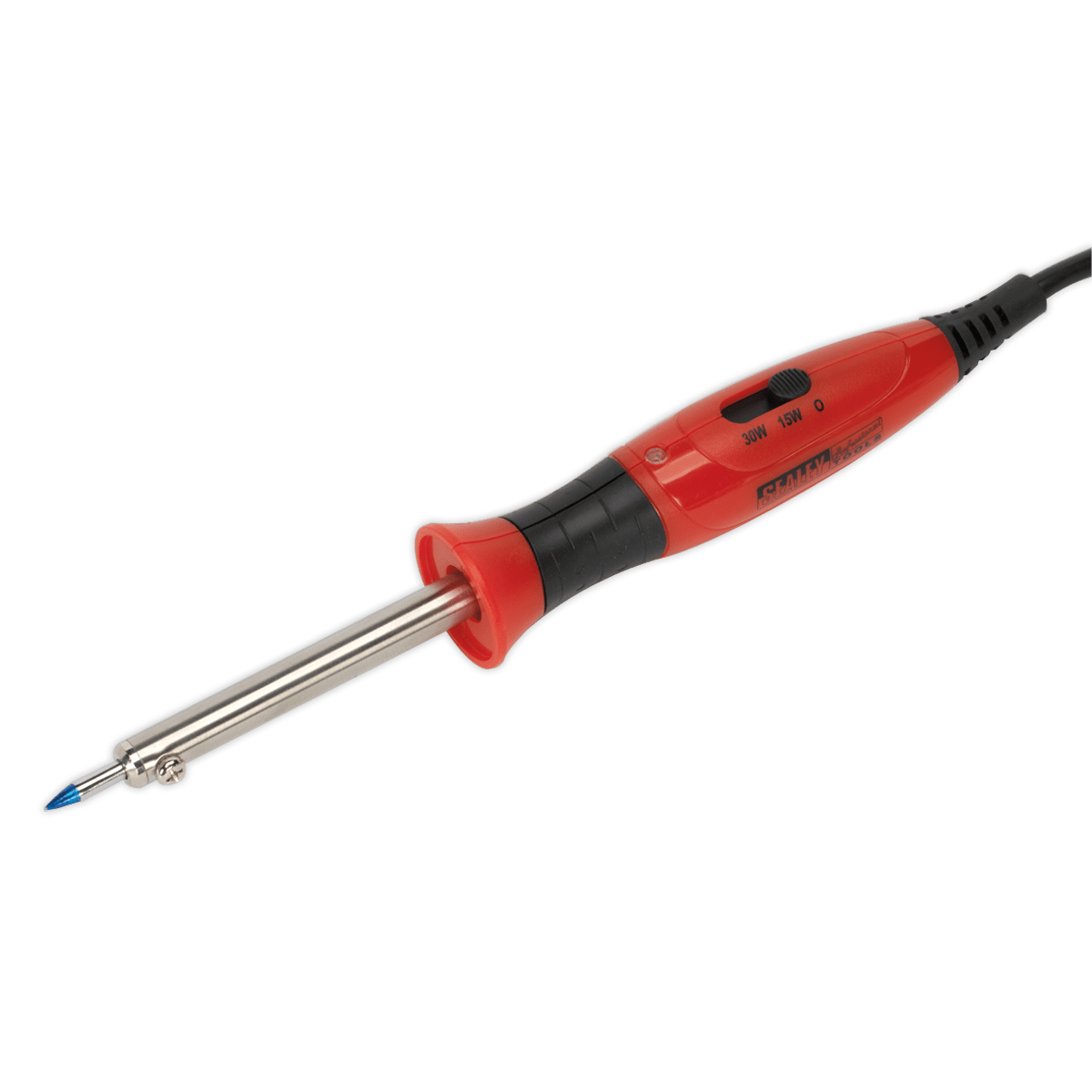 Sealey Professional Soldering Iron with Long-Life Tip Dual Wattage 15/30W/230V