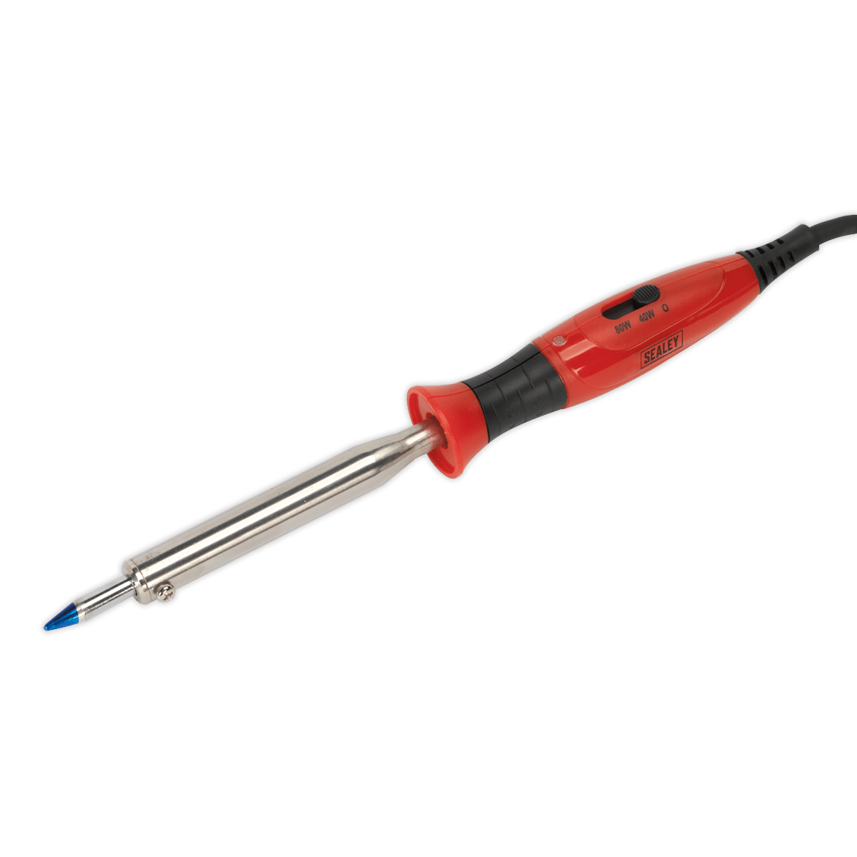 Sealey Professional Soldering Iron with Long-Life Tip Dual Wattage 40/80W/230V