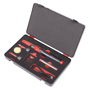 Sealey Lithium-ion Rechargeable Soldering Iron Kit 30W