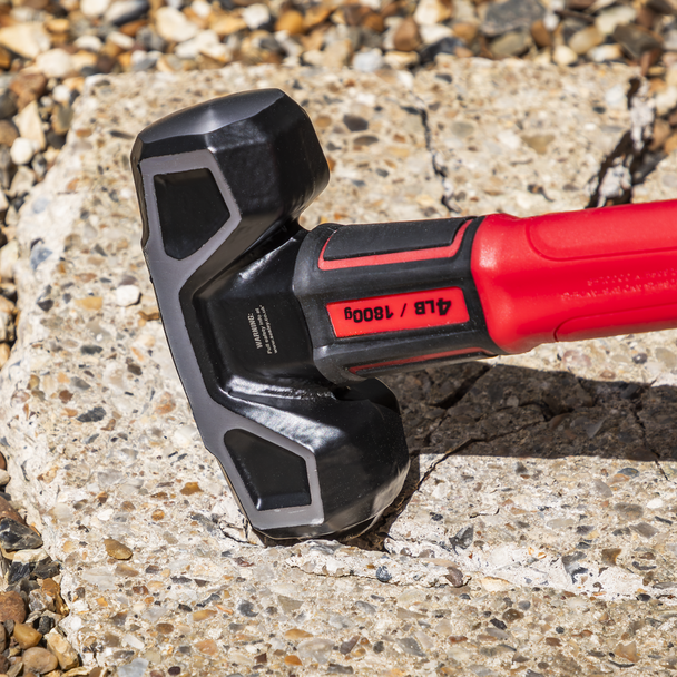 Premier Short Handle Sledge Hammer with Fibreglass Shaft 4lb
