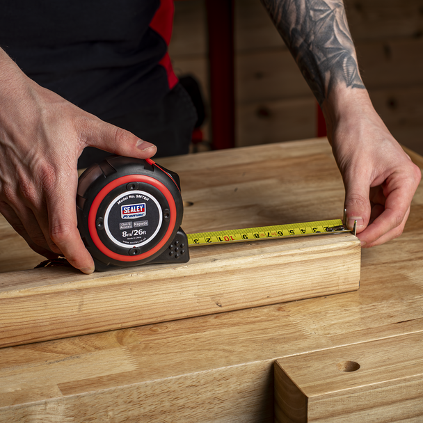 Premier Heavy-Duty Tape Measure 8m(26ft)