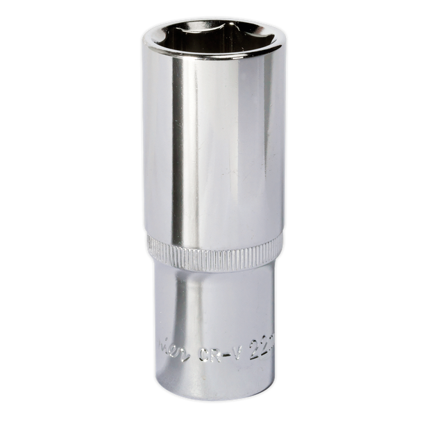 Premier Fully Polished Deep Socket 1/2″Sq Drive 22mm