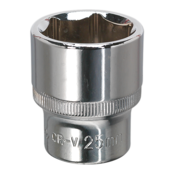 Premier Fully Polished Socket 1/2″Sq Drive 25mm