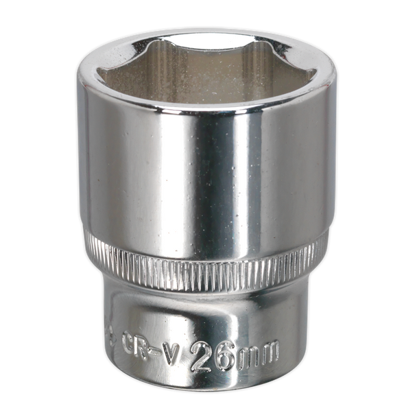 Premier Fully Polished Socket 1/2″Sq Drive 26mm