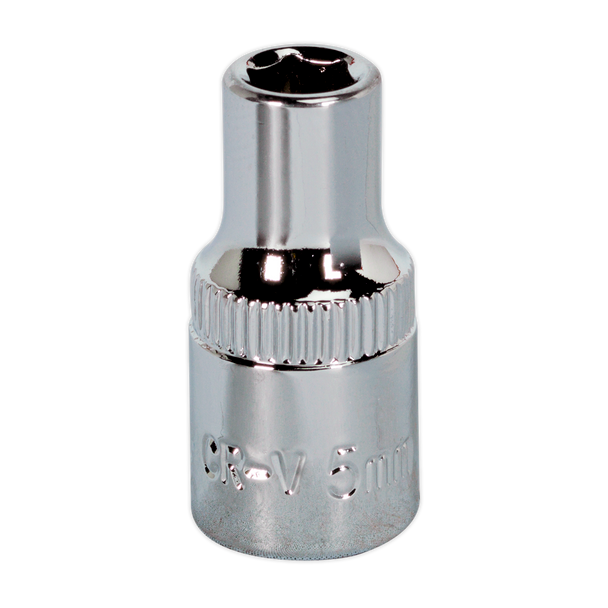 Premier Fully Polished Socket 1/4″Sq Drive 5mm