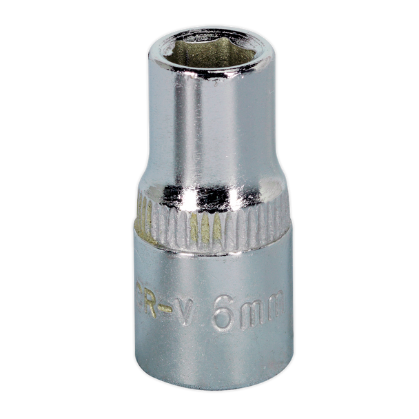 Premier Fully Polished Socket 1/4″Sq Drive 6mm