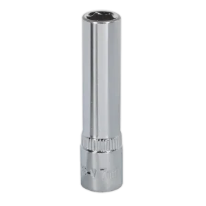 Premier Fully Polished Deep Socket 1/4″Sq Drive 7mm