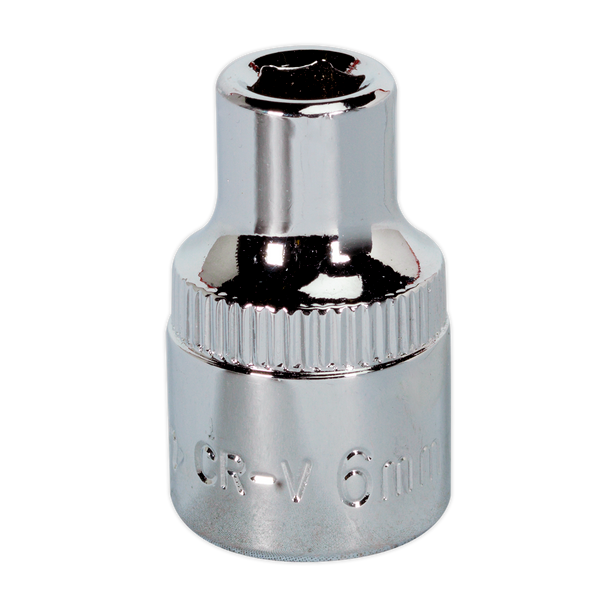 Premier Fully Polished Socket 3/8″Sq Drive 6mm