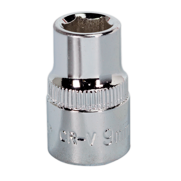 Premier Fully Polished Socket 3/8″Sq Drive 9mm