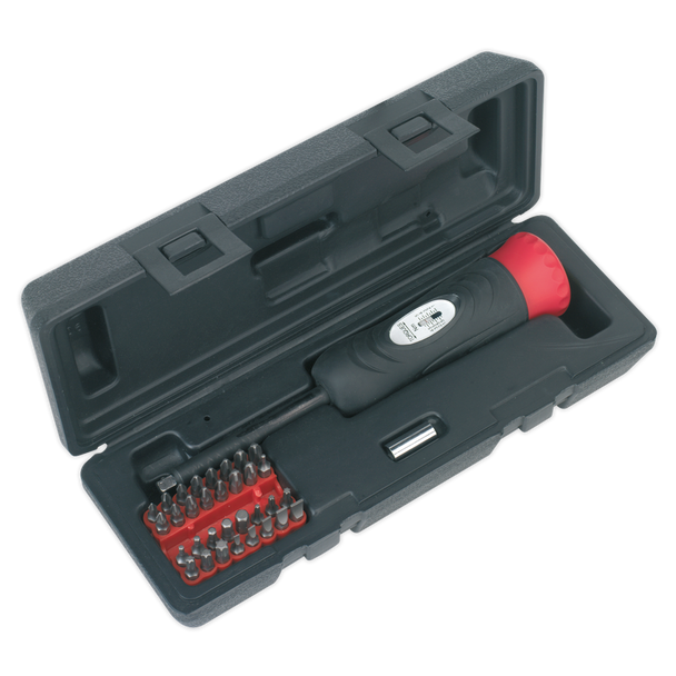 Premier Digital Torque Screwdriver Set 1/4″Sq Drive 2-10Nm 34pc