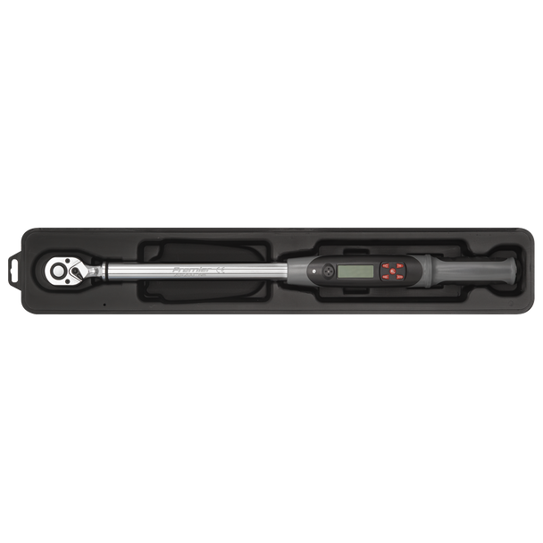 Premier Digital Torque Wrench with Angle Function 1/2″Sq Drive 20-200Nm