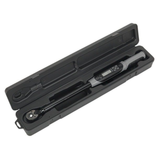 Premier Black Digital Torque Wrench with Angle Function 1/2″Sq Drive 20-200Nm