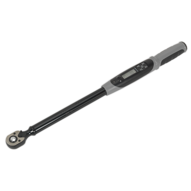 Premier Black Digital Torque Wrench with Angle Function 1/2″Sq Drive 20-200Nm