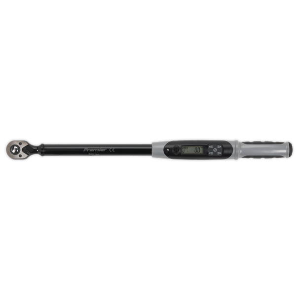 Premier Black Digital Torque Wrench with Angle Function 1/2″Sq Drive 20-200Nm