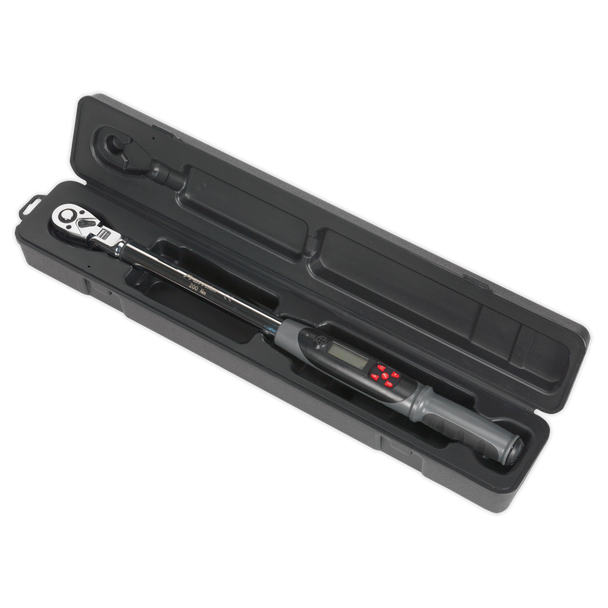 Premier Flexi-Head Digital Torque Wrench with Angle Function 1/2″Sq Drive 20-200Nm