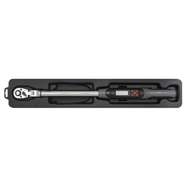 Premier Flexi-Head Digital Torque Wrench with Angle Function 1/2″Sq Drive 20-200Nm