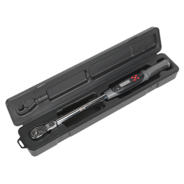 Premier Flexi-Head Digital Torque Wrench with Angle Function 1/2″Sq Drive 20-200Nm