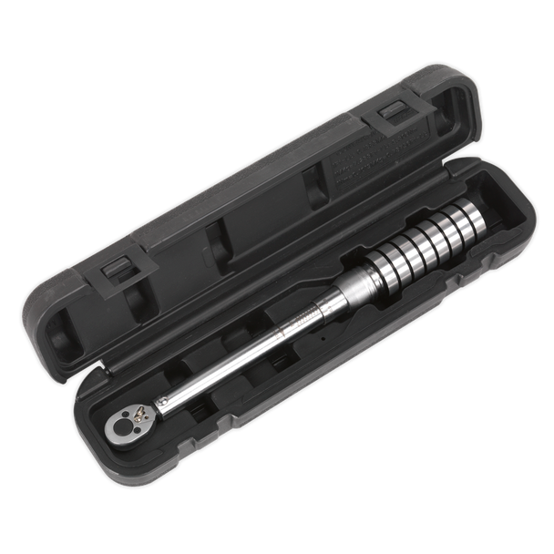 Premier Calibrated Micrometer Style Torque Wrench 1/4″Sq Drive 4-20Nm
