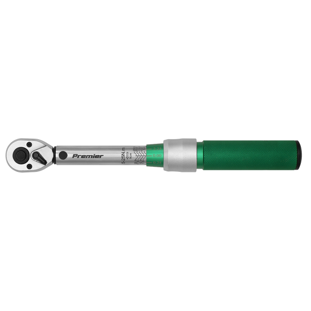 Premier Calibrated Micrometer Torque Wrench 1/4″Sq Drive 5-25Nm
