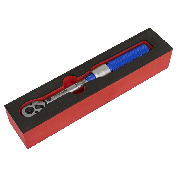 Premier Calibrated Micrometer Torque Wrench 3/8″Sq Drive 5-25Nm