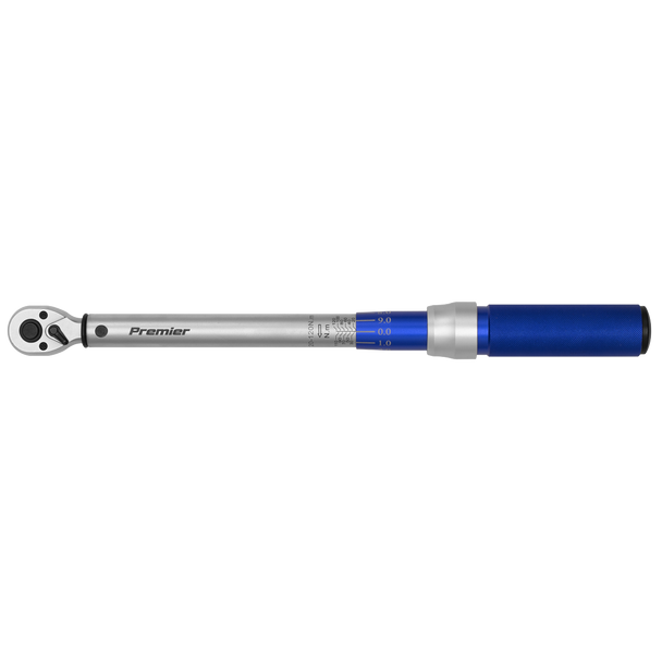 Premier Calibrated Micrometer Torque Wrench 3/8″Sq Drive 20-120Nm