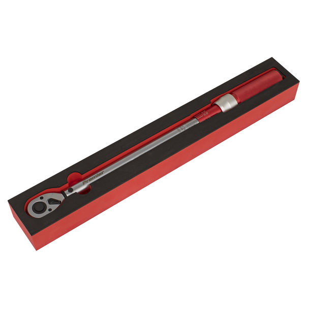 Premier Calibrated Micrometer Torque Wrench 1/2″Sq Drive 40-220Nm