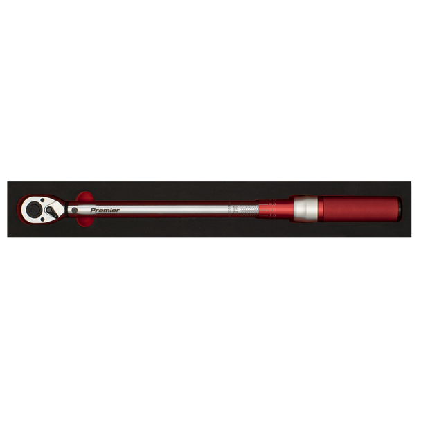 Premier Calibrated Micrometer Torque Wrench 1/2″Sq Drive 40-220Nm