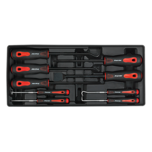 Premier Scraper & Hook Set with Tool Tray 9pc