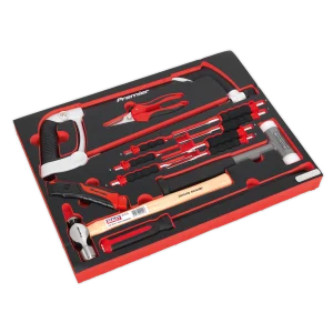 Premier Platinum Hacksaw, Hammers & Punch Kit with Tool Tray 13pc