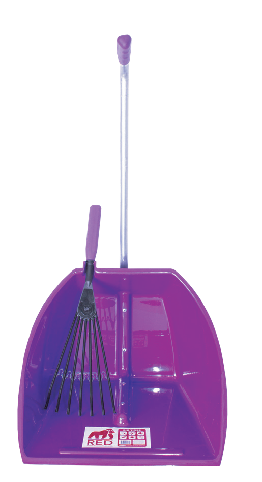 Red Gorilla Big Tidee With Short Black Plastic Rake (Choose a colour)