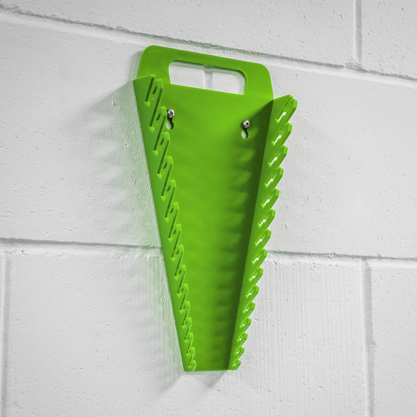 Premier Spanner Rack Capacity 15 Spanners – Hi-Vis Green
