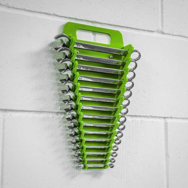 Premier Spanner Rack Capacity 15 Spanners – Hi-Vis Green