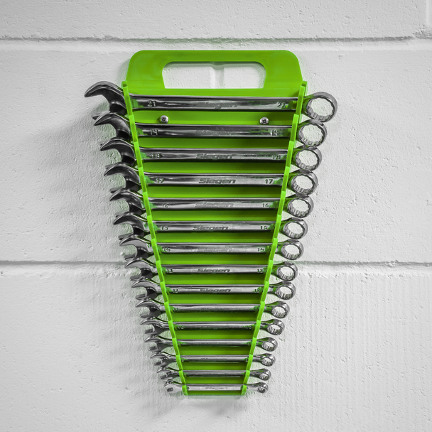 Premier Spanner Rack Capacity 15 Spanners – Hi-Vis Green