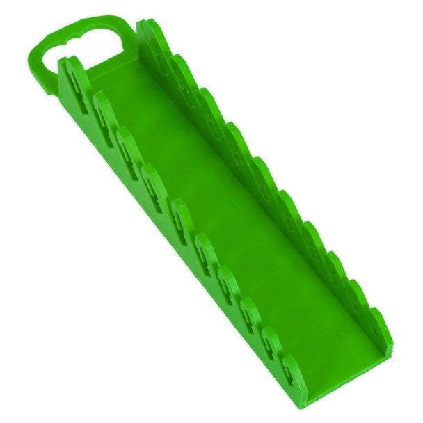 Premier Spanner Rack Capacity 10 Stubby Spanners – Hi-Vis Green