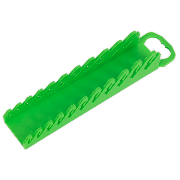 Premier Spanner Rack Capacity 10 Stubby Spanners – Hi-Vis Green