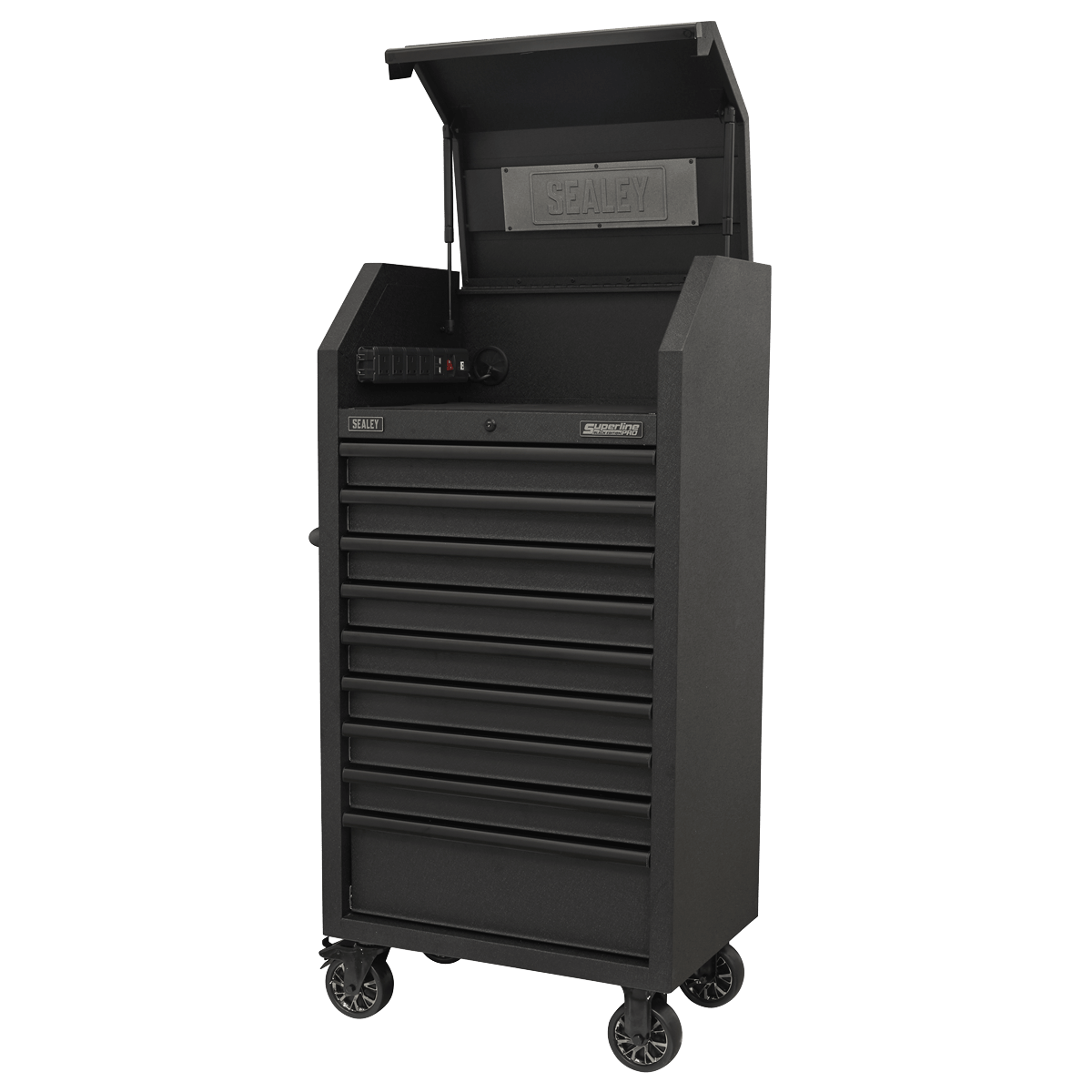 Sealey Tower Cabinet 9 Drawer 690mm with Soft Close Drawers & Power Strip