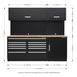Sealey Premier 2.3m Storage System – Oak Worktop