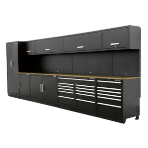 Sealey Premier 5.6m Storage System – Oak Worktop