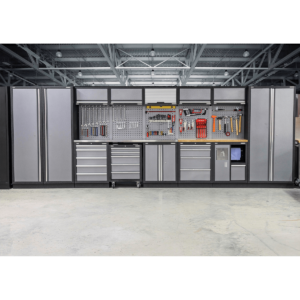 Sealey Superline Pro 4.9m Storage System – Wood Worktop