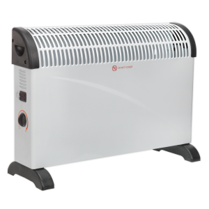 Sealey Convector Heater 2000W 3 Heat Settings Thermostat Turbo Fan