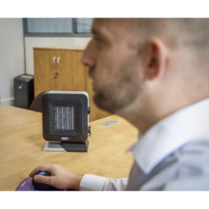 Sealey Ceramic Fan Heater 1400W/230V 2 Heat Settings