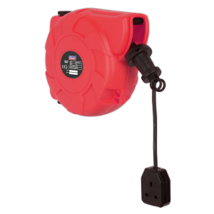 Sealey Cable Reel System Retractable 10m 1 x 230V Socket