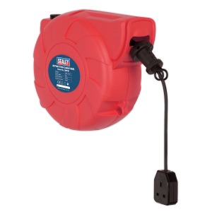 Sealey Cable Reel System Retractable 15m 1 x 230V Socket