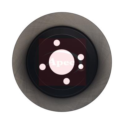 Apec Red Rear Brake Disc